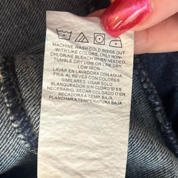 Rock & Republic Jeans Women's 16 Blue Pull-on Slimming Denim Cure Distressed - Picture 12 of 15